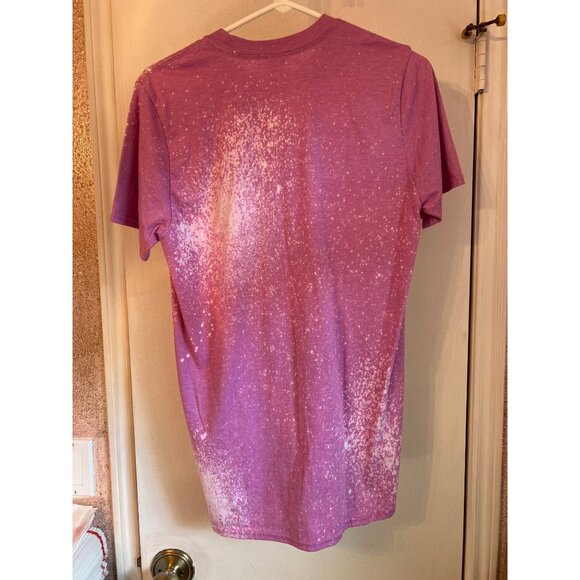 Small CEO Business Graphic T-Shirt Purple Bleached Cotton Unisex - Picture 4 of 4